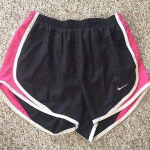 Nike running shorts.